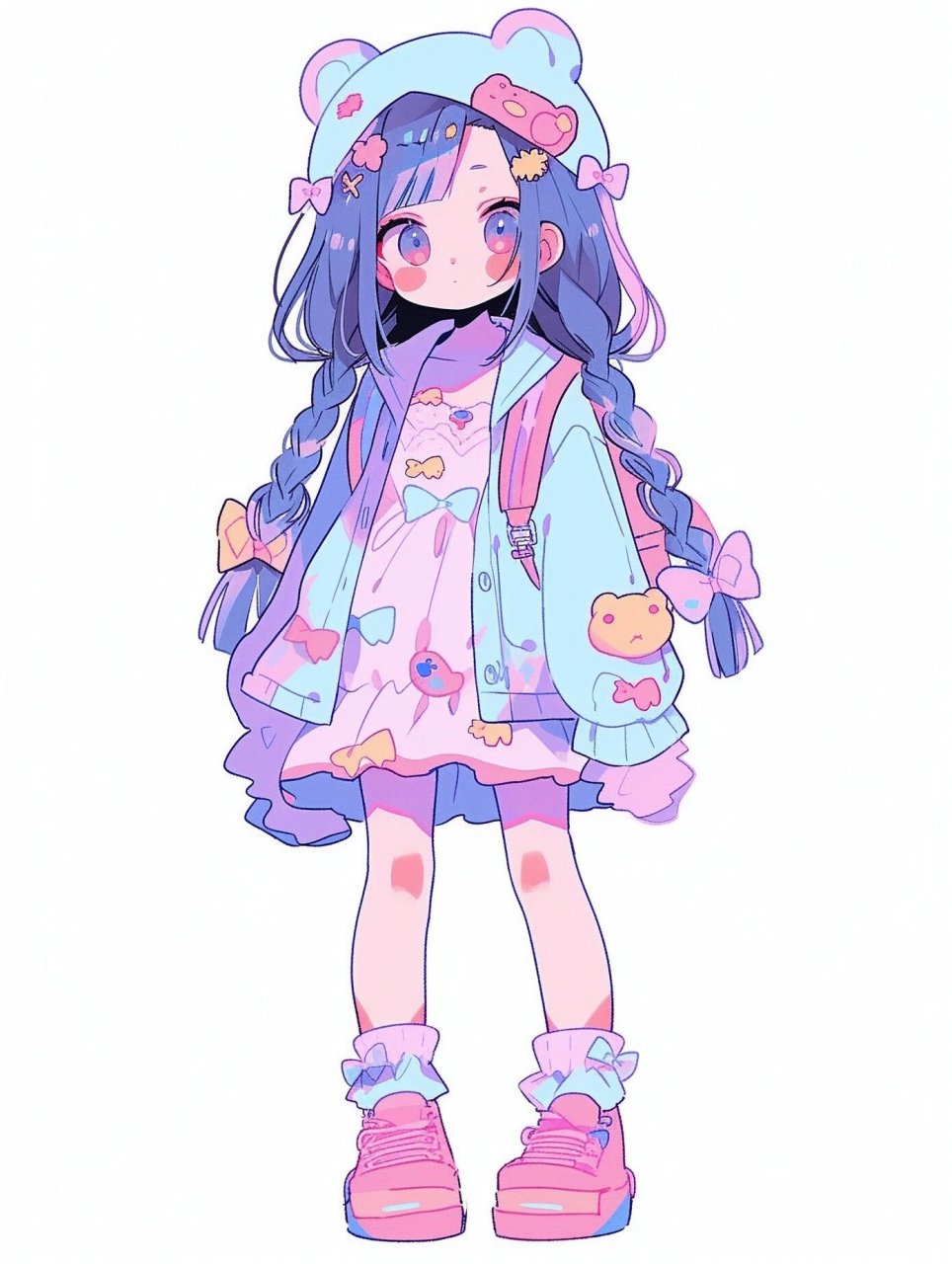 动漫人物   可爱女孩