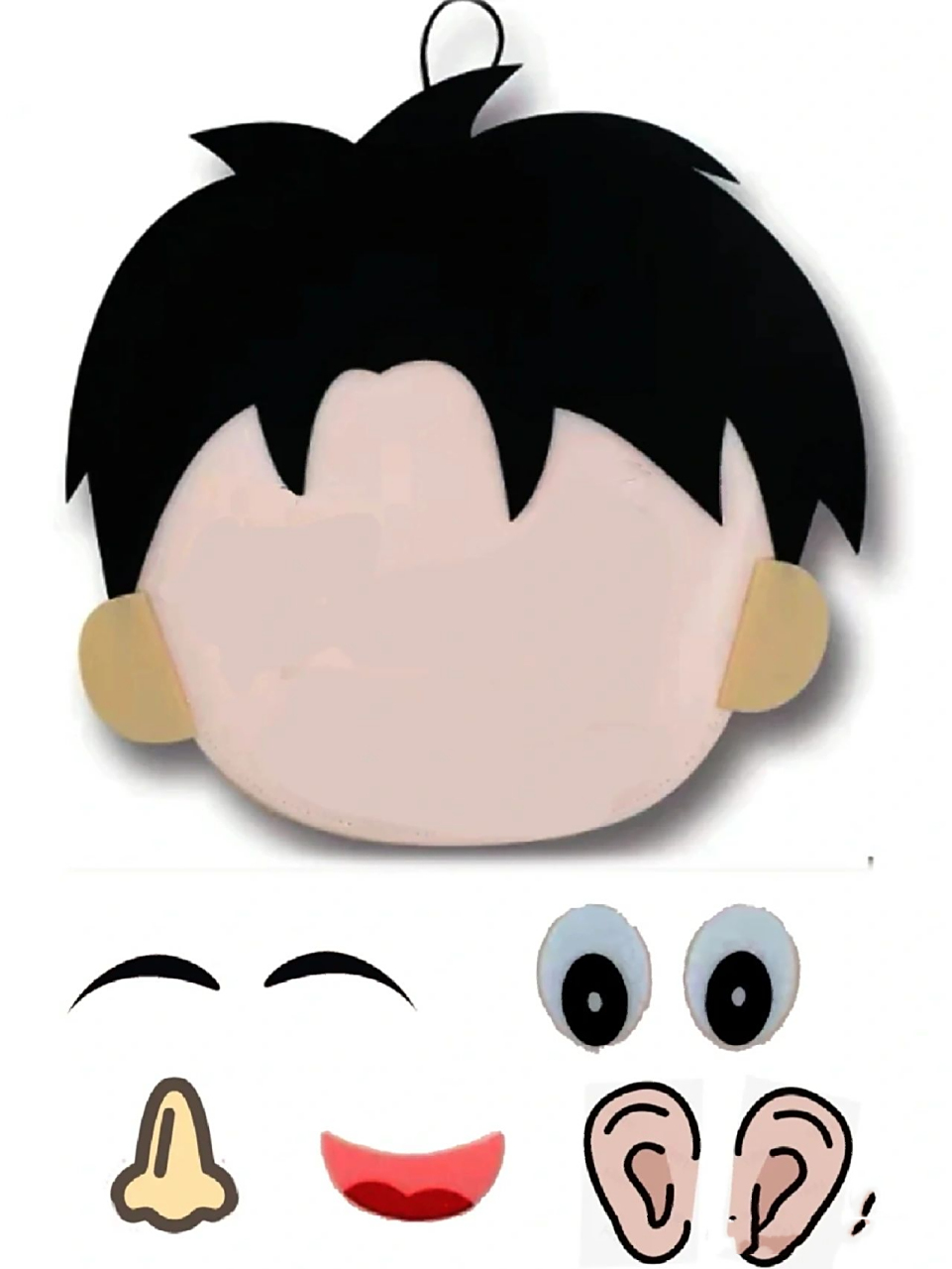 生活课,认识五官