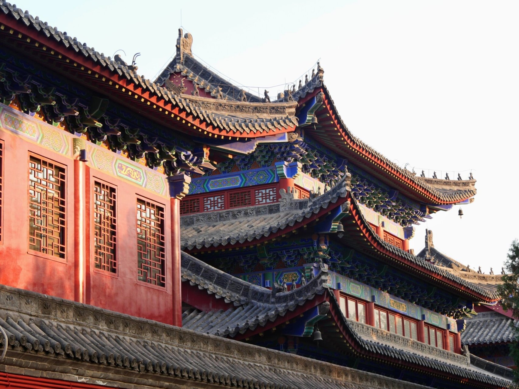 秋日在邢台的半日时光,日落前的开元寺 始建于唐代的大开元寺,明中期