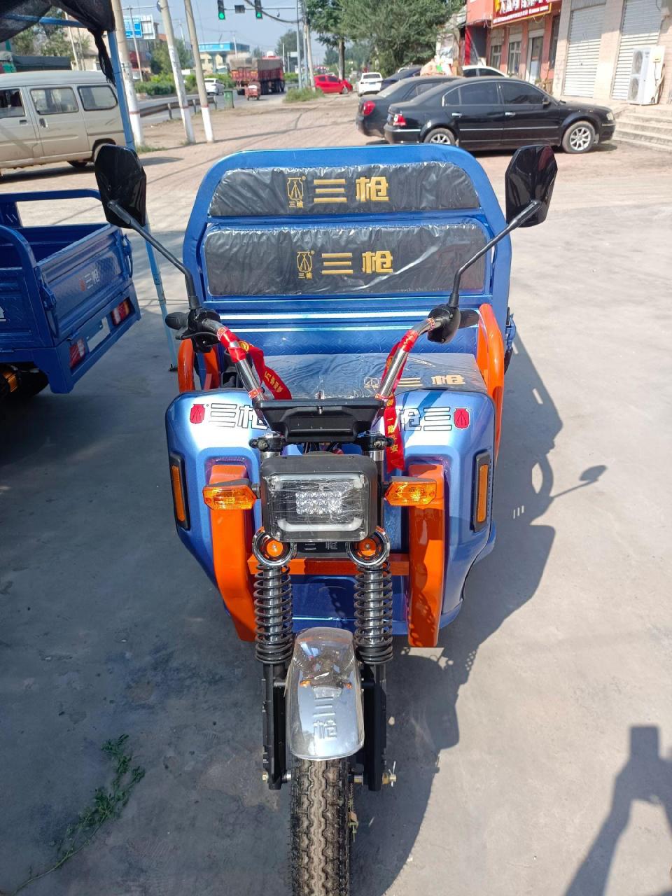 三枪电动三轮车,4块58大电池,防脱档设计,防倒车溜车功能,平价农用
