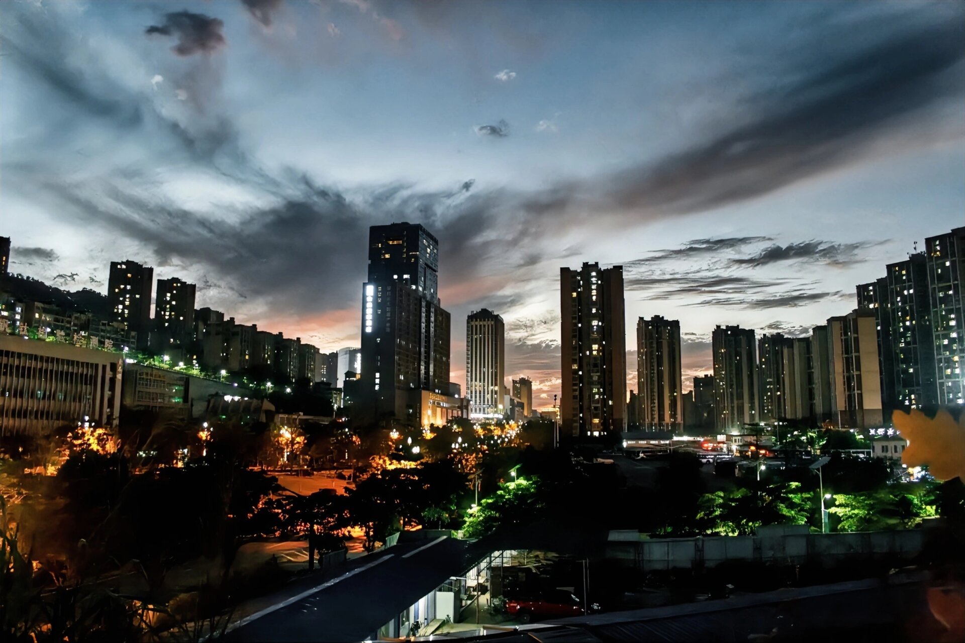 攀枝花夜景图片高清图片