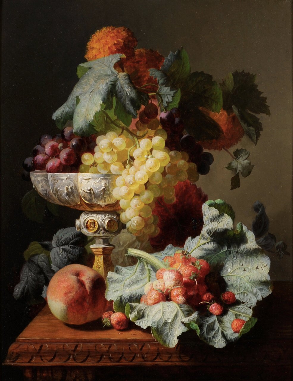 19世纪欧洲静物油画|艺术珍藏 灵动丰富,细腻饱满,溢清甜之韵 花果鲜