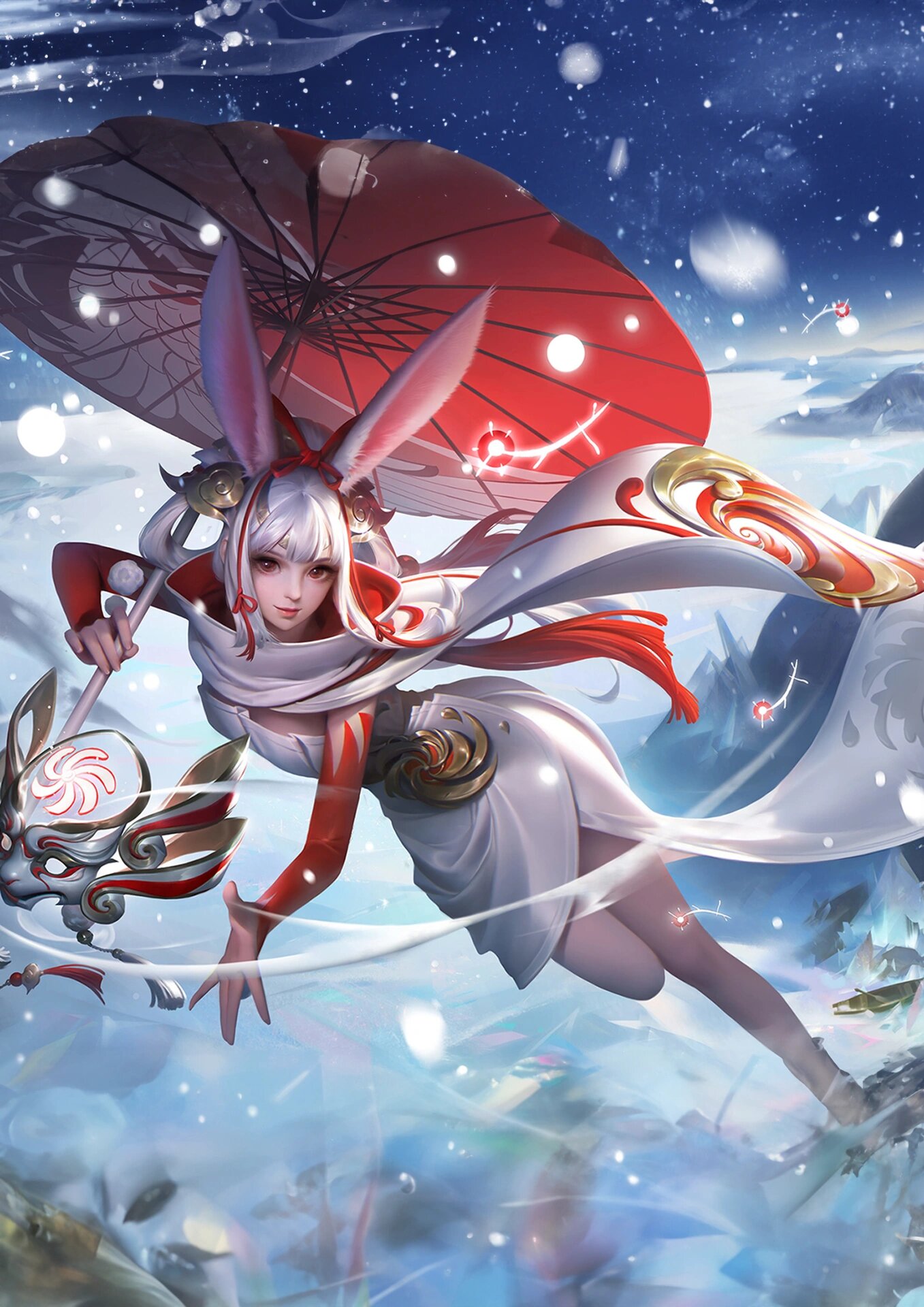 荣耀海报 - ps beta智能填充 这次选了大乔白鹤梁神女,诸葛亮武陵仙君