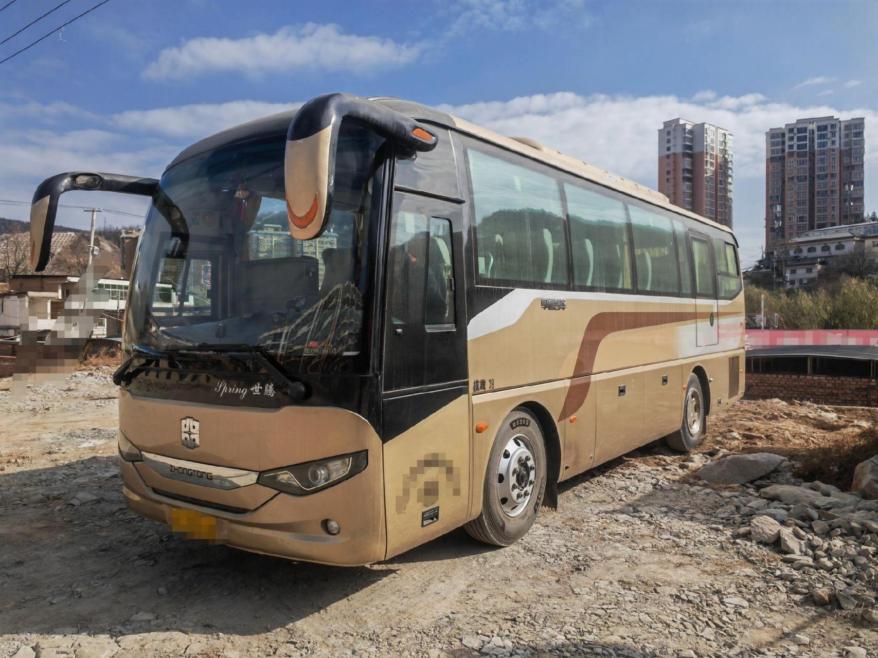 精品中通6906型号2017年10月份38座,潍柴6缸245马力,国5排放,气囊,缓