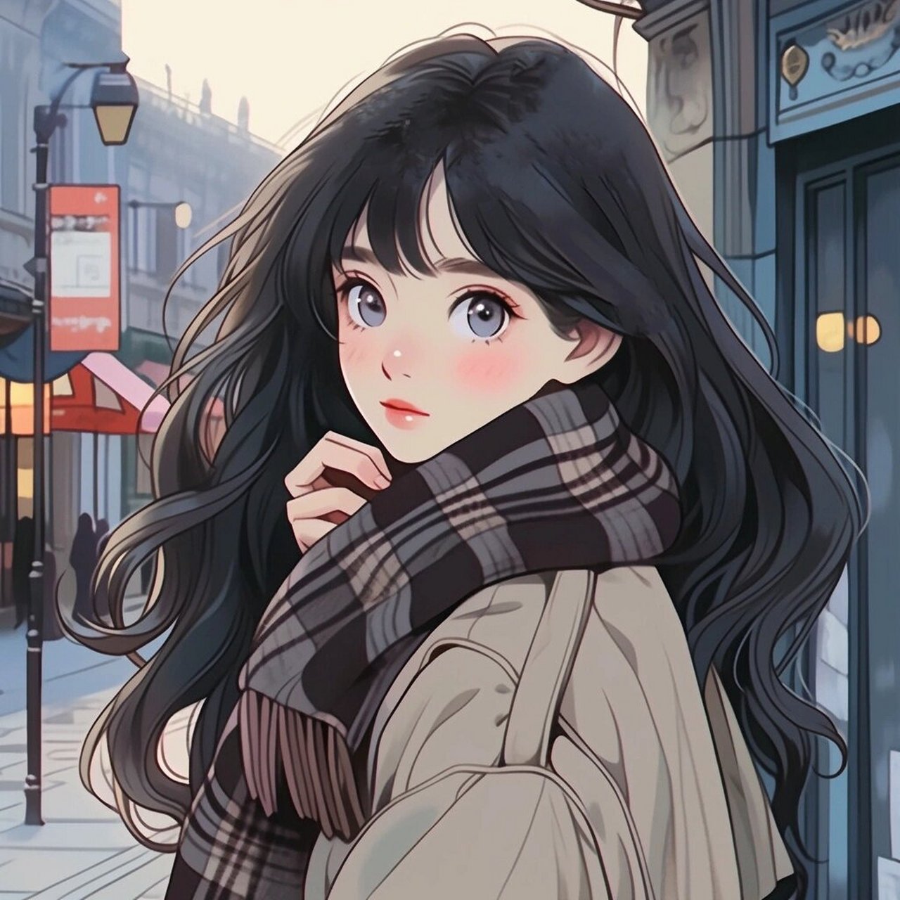 旧漫头像/一眼就爱上的秋季氛围感女头