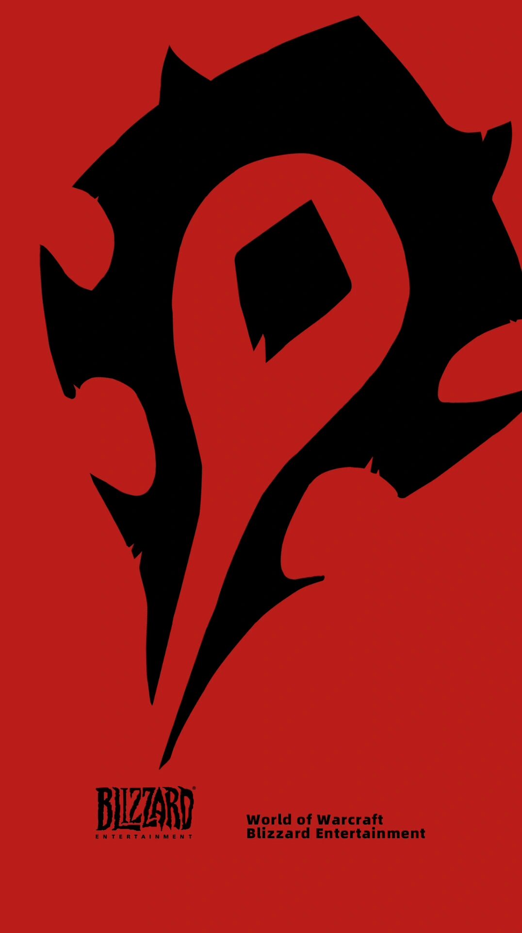 魔兽世界部落logo壁纸