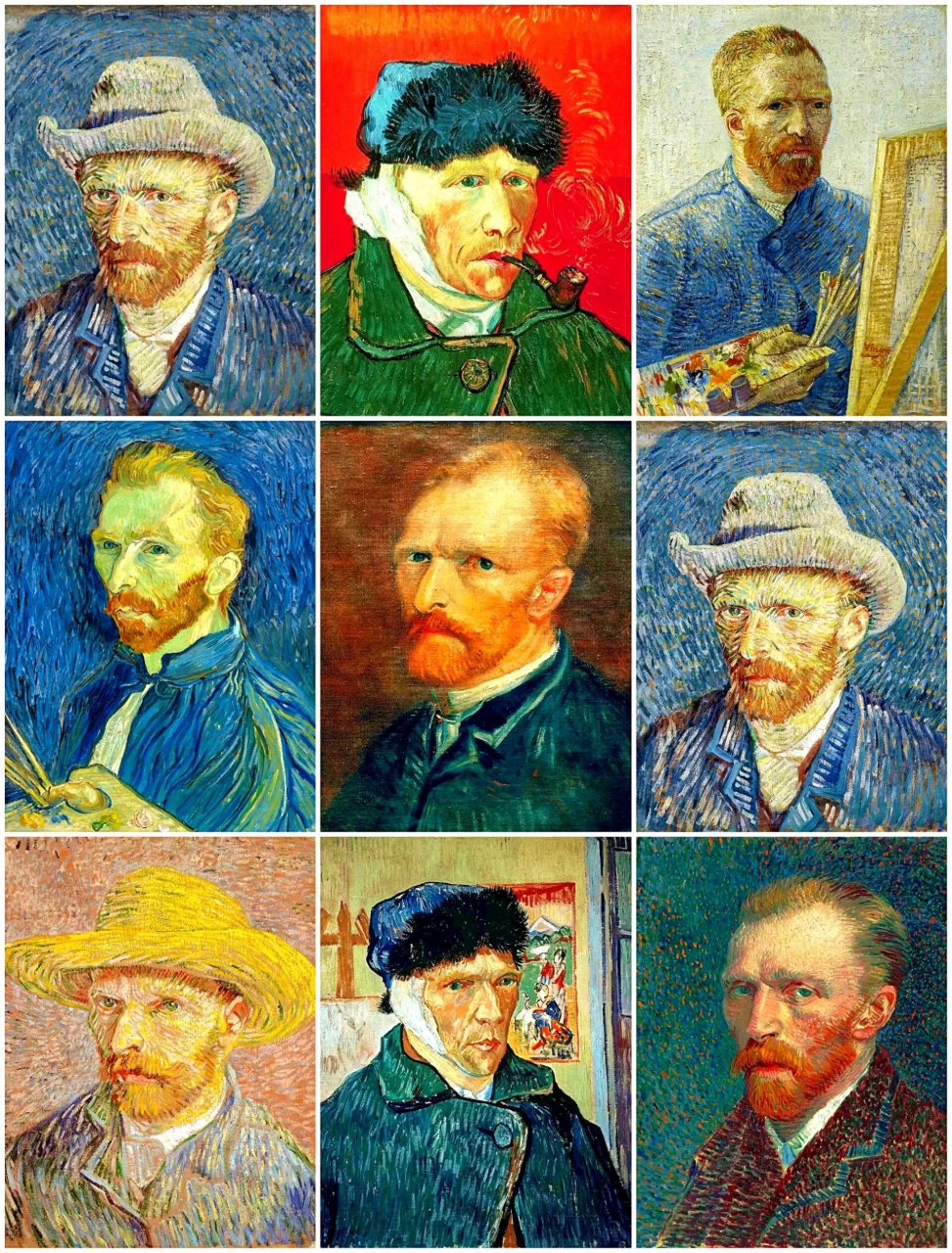 梵高自画像油画,每一幅都值得细细品味 文森特·威廉·梵高(vincent