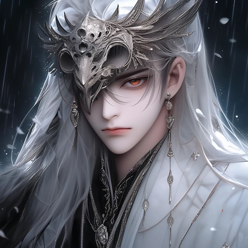 面具男|古风头像二次元头像|男生头像