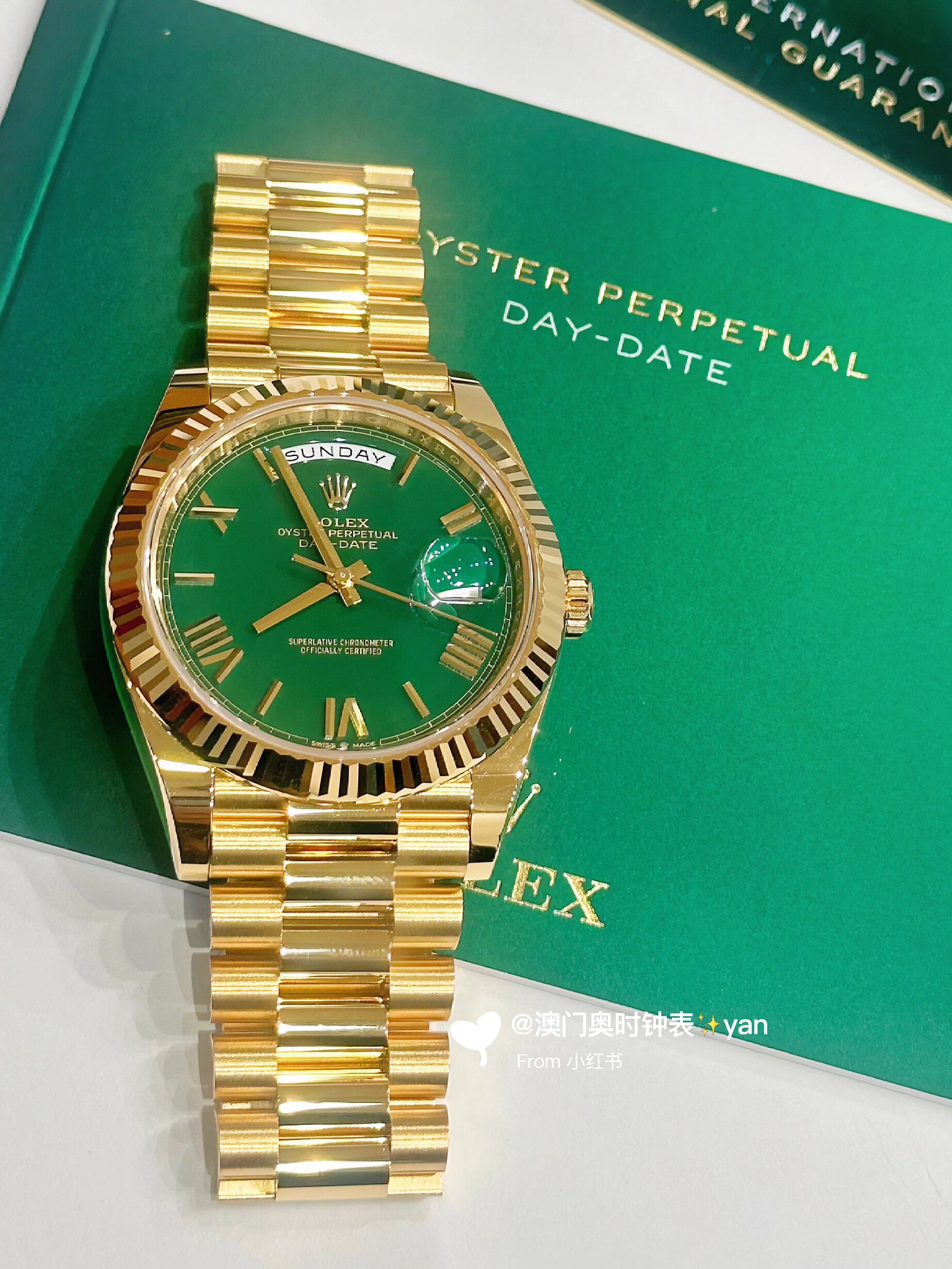 腕表分享 | 劳力士毕业款 黄金daydate99