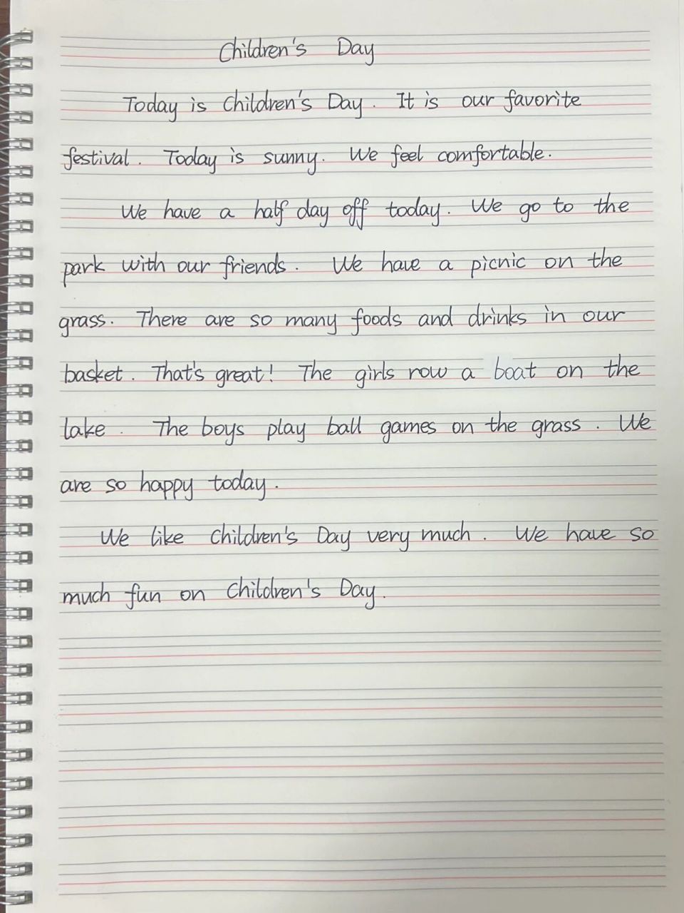 85,英语满分作文之「儿童节」 大家好呀,抱歉由于特殊原因停更了一段