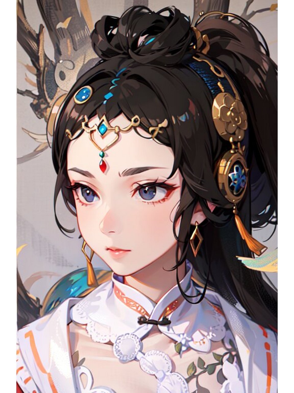 ai画红楼 | 王熙凤の二次元动漫风 试用大模型meinamix v9,画动漫风的