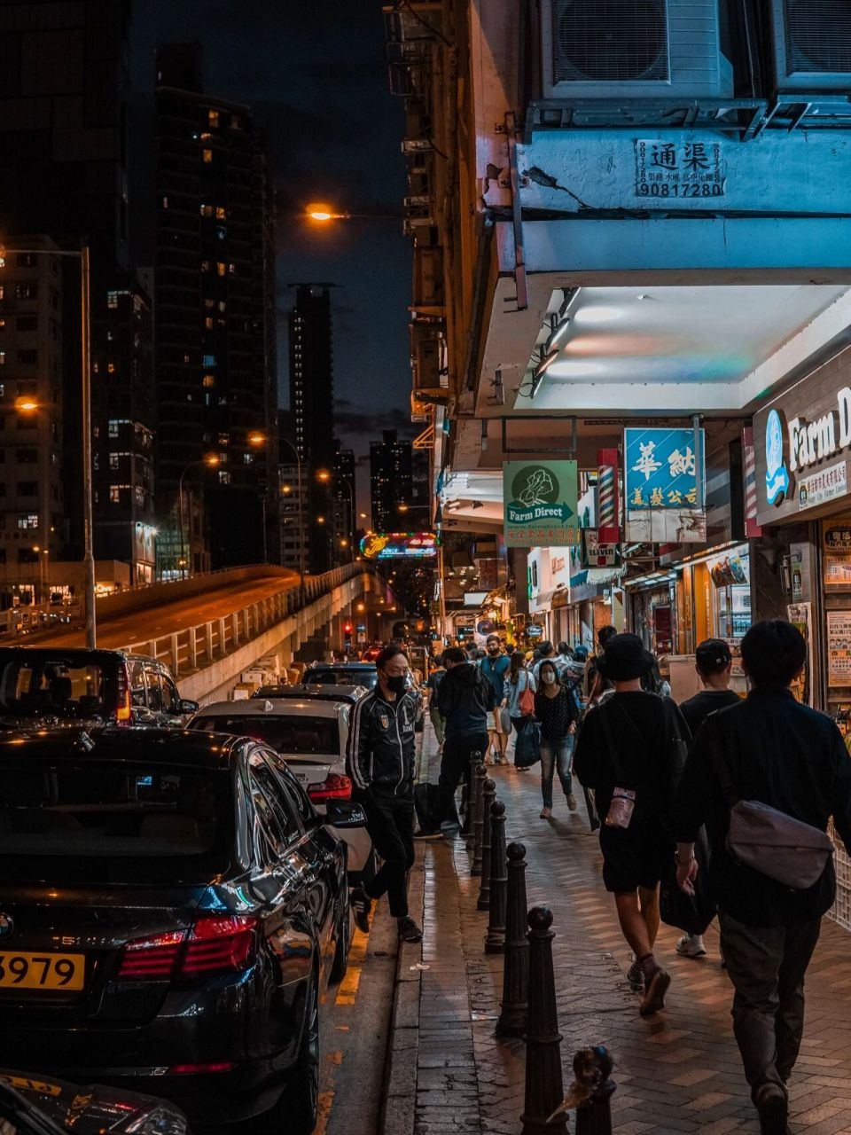 「香港摄影」旺角夜景 这次的足迹到了旺角96 看完旺角卡门就去了