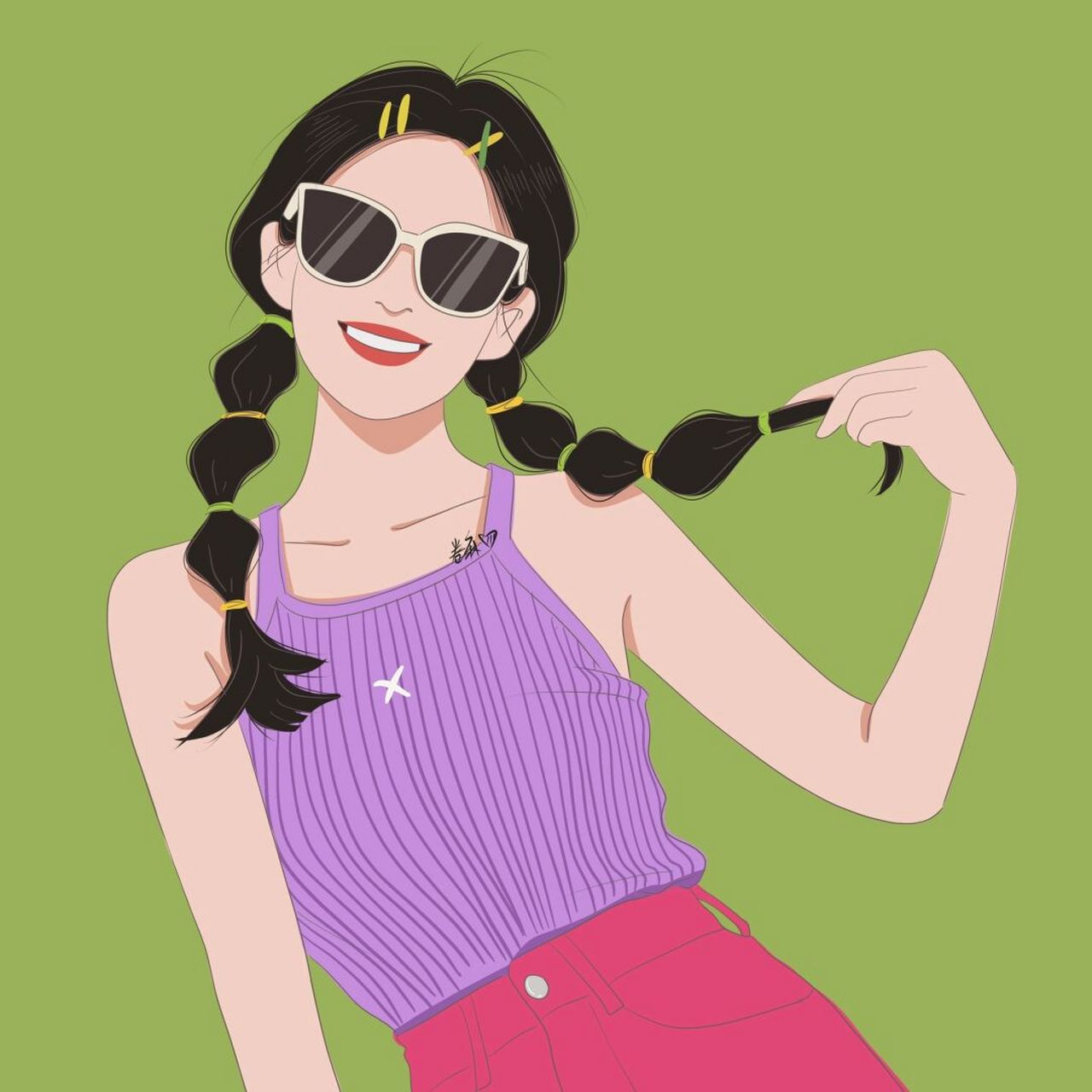 插画 | 头像 | 热93啦,来个凉快的头像 图片92二改92商用92去