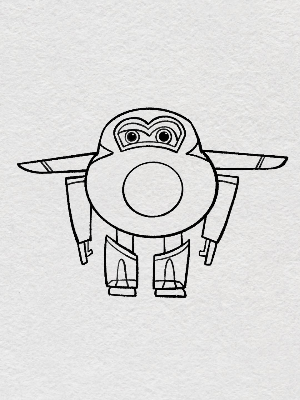 分步骤教你画超级飞侠-酷飞