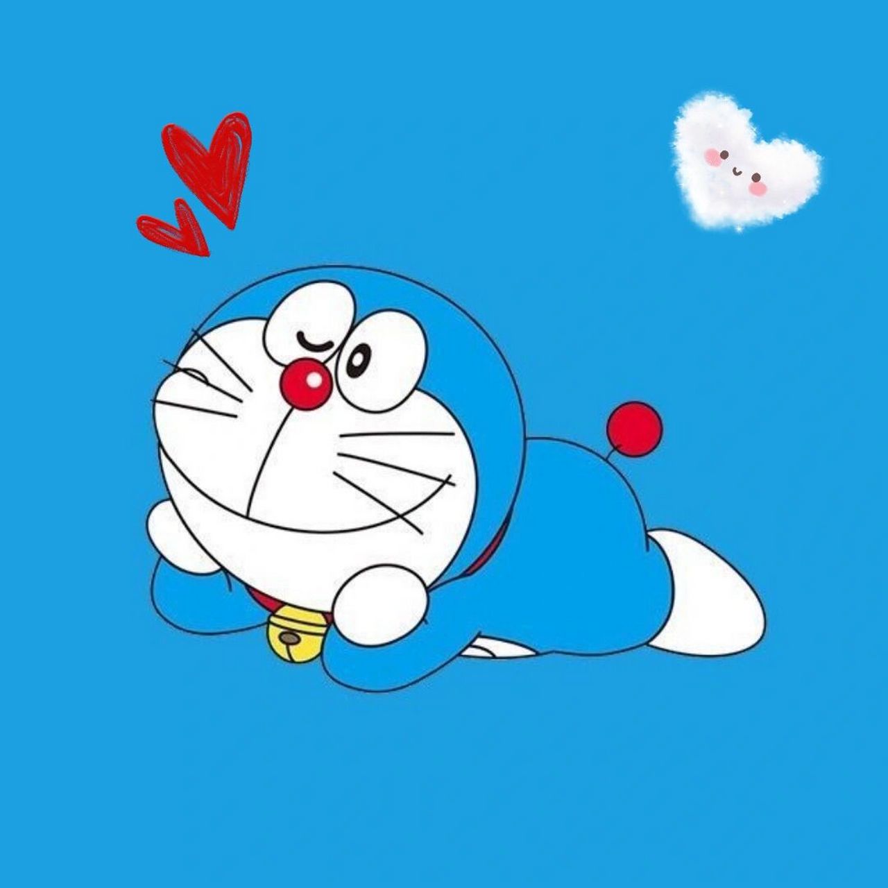 机器猫头像来啦 多啦a梦头像,无水印 哆啦a梦的口号:"生活百般滋味