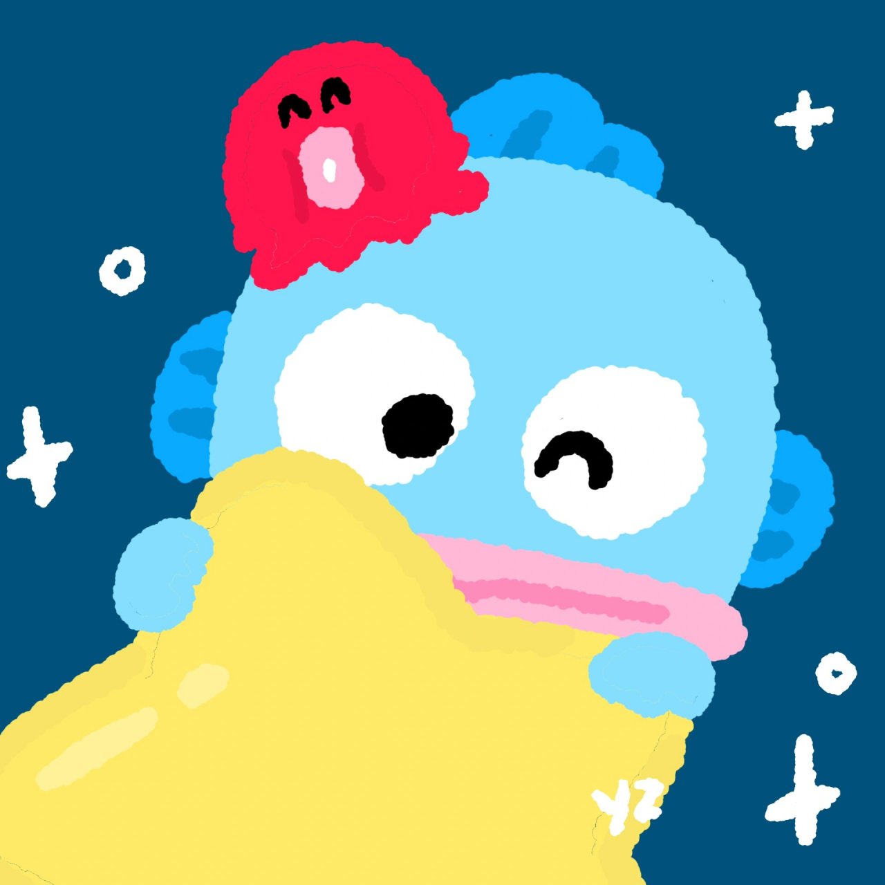 画画日常丨丑鱼汉顿头像 5张 今天高产一下捏