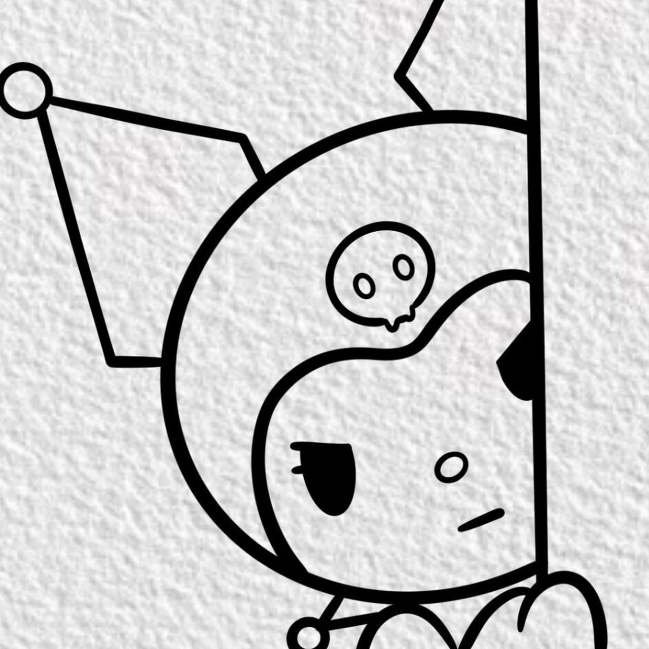 简笔画|【库洛米】(附过程) 90 90 90 【用具】 44procreate