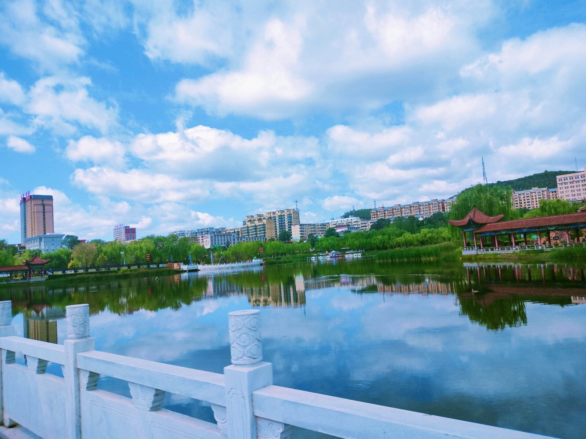 西吉县永清湖公园 周末出游