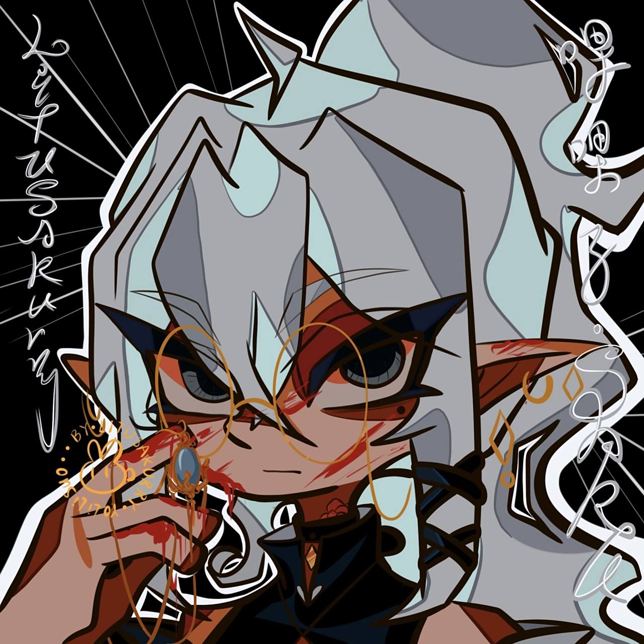 凹凸世界oc(稿)(雪图警告)    超帅的稿子