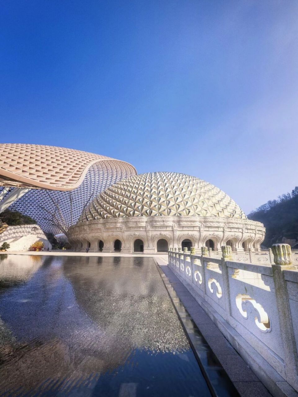 南京旅游|牛首山佛顶宫|建筑摄影 佛顶宫位于南京市江宁区牛首山文化