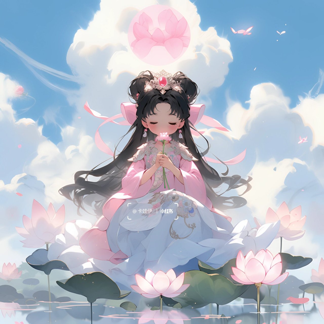 心平气"荷"就会好运莲莲|可爱情头