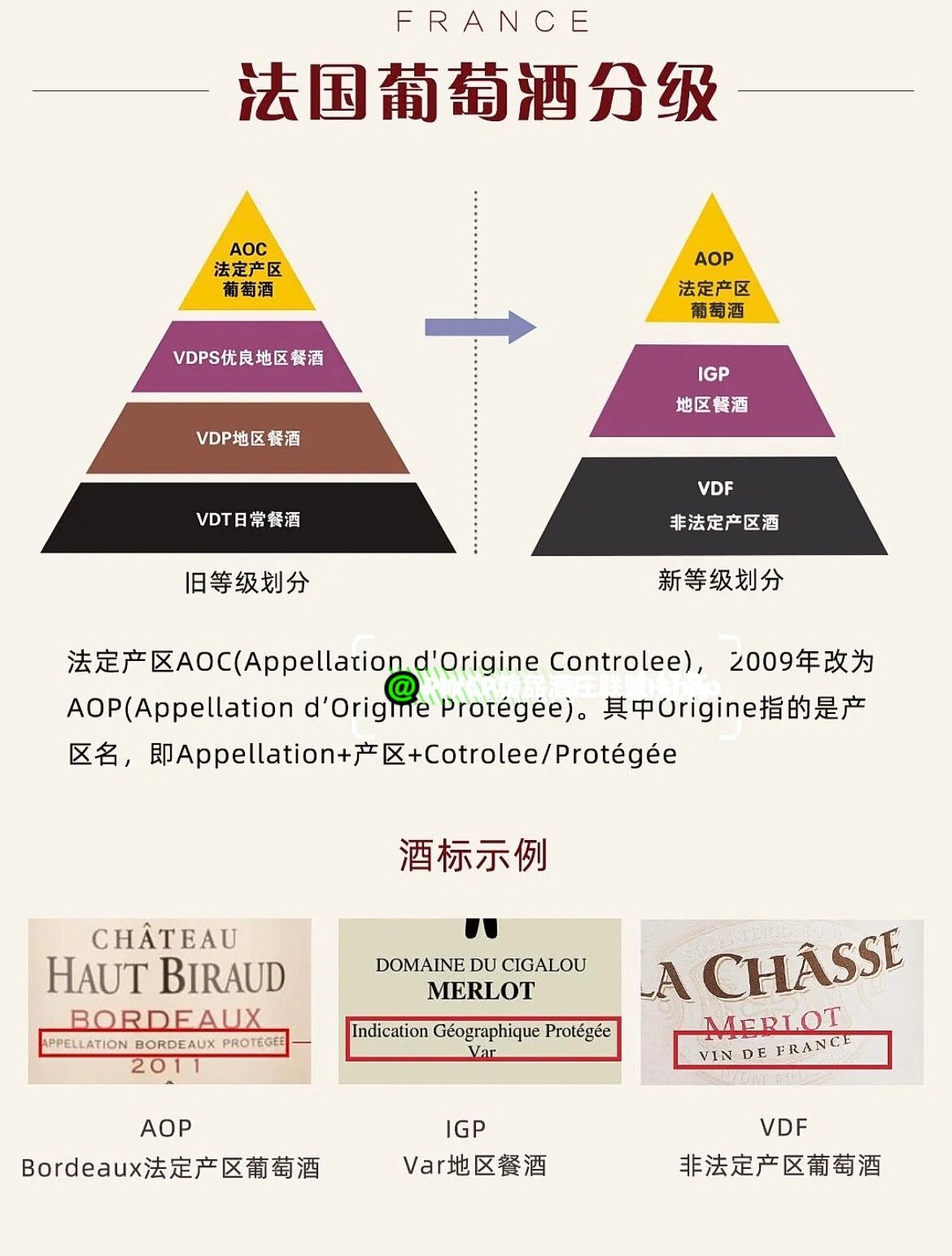 法国红酒aoc等级及价位图片