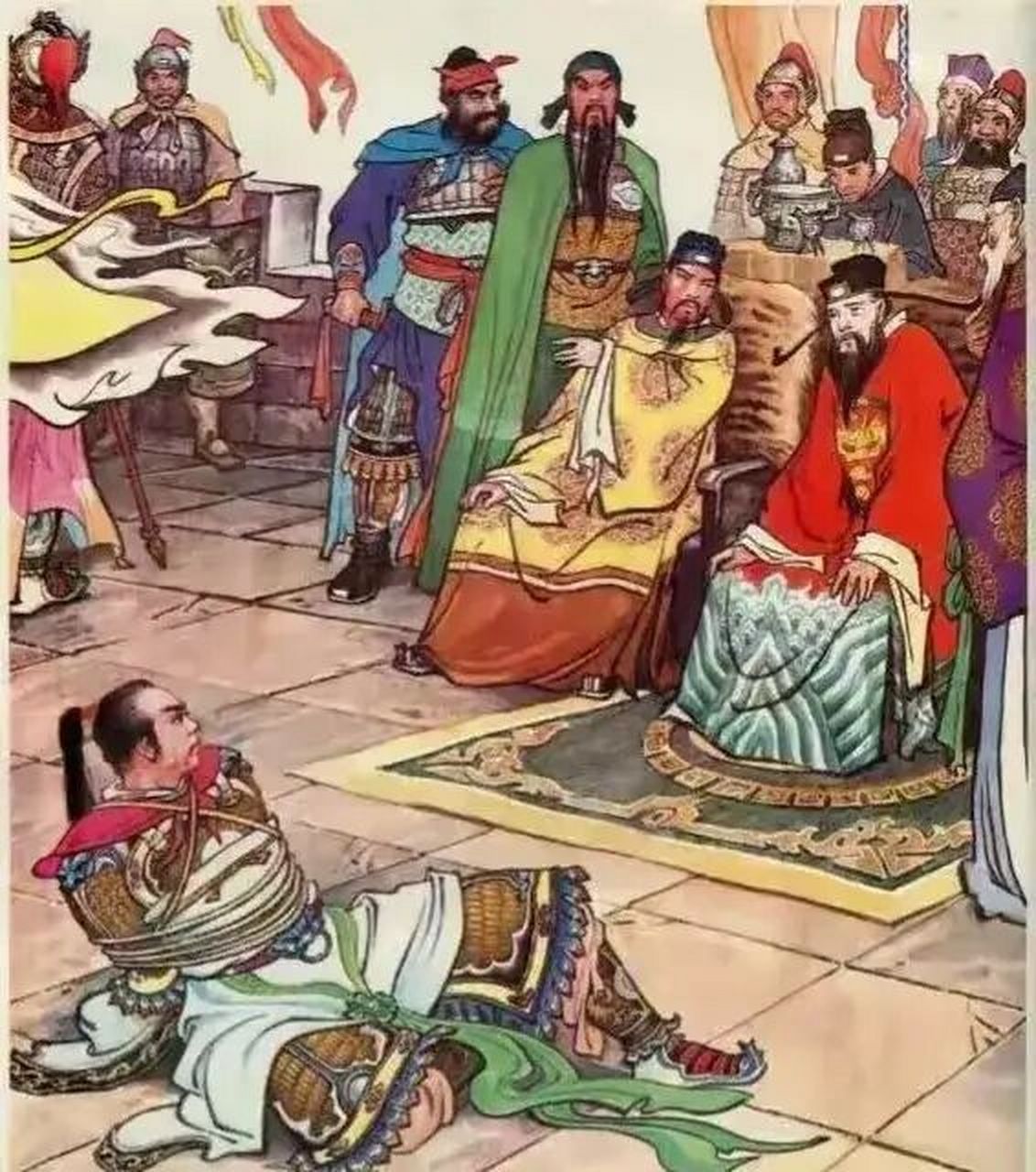 三国演义中的故事 三张图,三个故事,经常玩三国游戏的话,都知道.