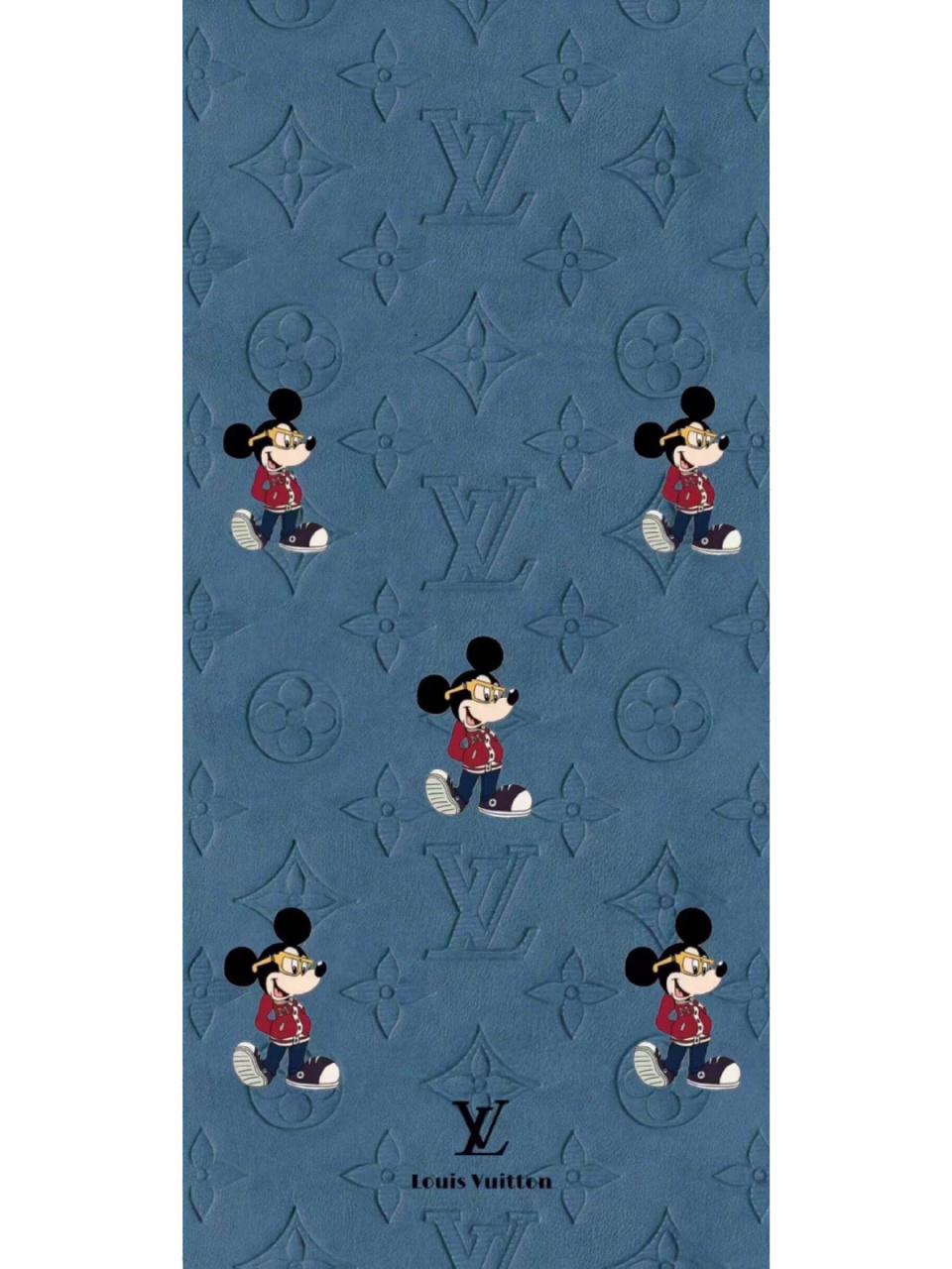 米奇x lv手机壁纸来咯!