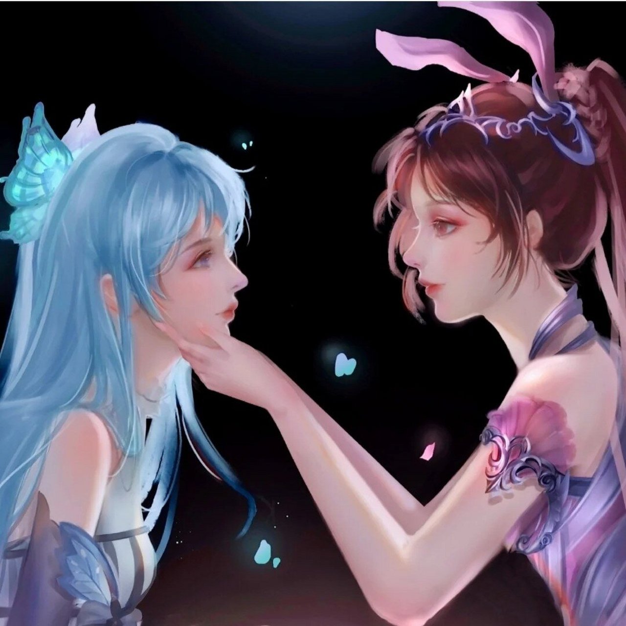 斗罗大陆唐舞桐小舞二次元头像也太美了