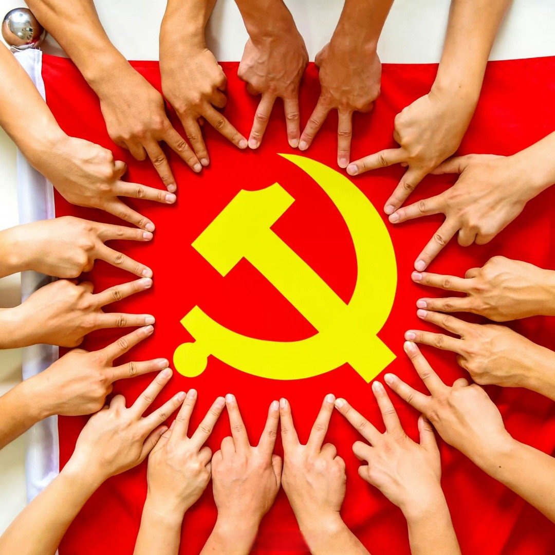 鲜红的党旗,坚定的目光,定格成一幅幅最美的画面,每一张都是"蓝朋友"