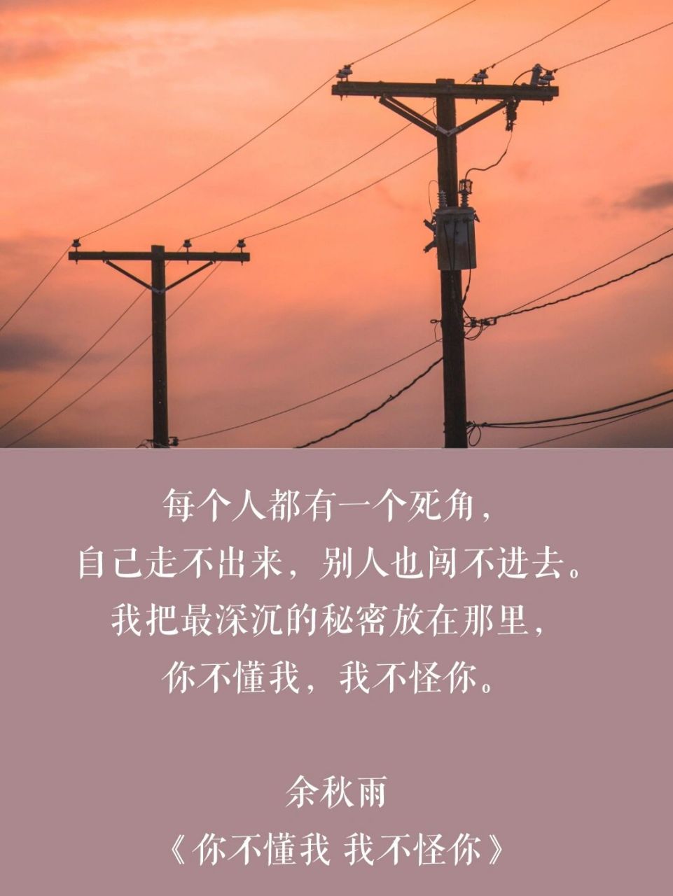 你不懂我 我不怪你 | 好句摘抄分享 78 每个人