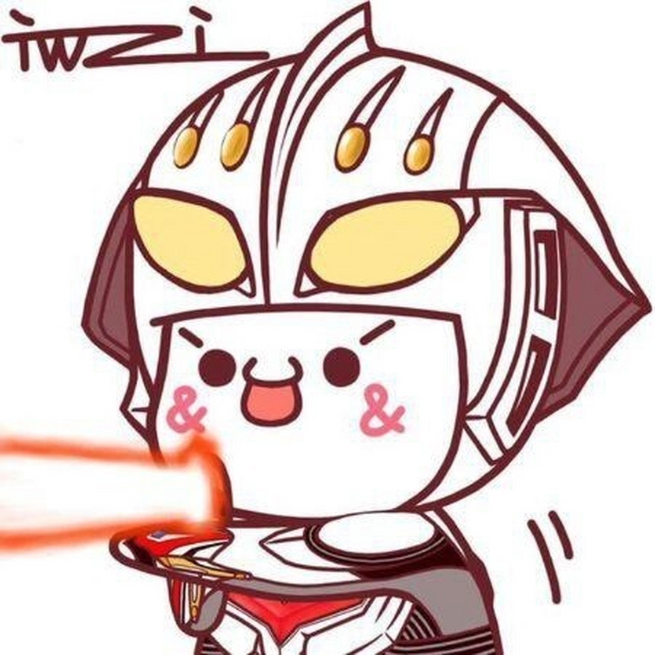 啊哈～ 奥特曼q版头像来咯 . 你要的奥特曼已到货,请及时签收.94