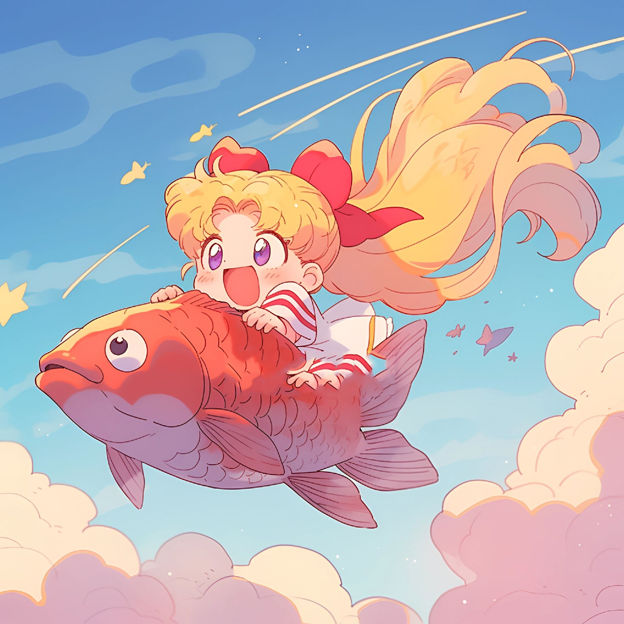 上岸头像/这锦鲤头像的寓意你可懂?  图片来97