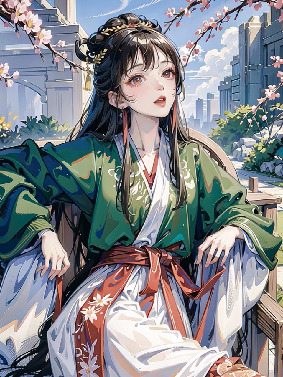 古风少女ll动漫壁纸ll好看壁纸,可保存哟!