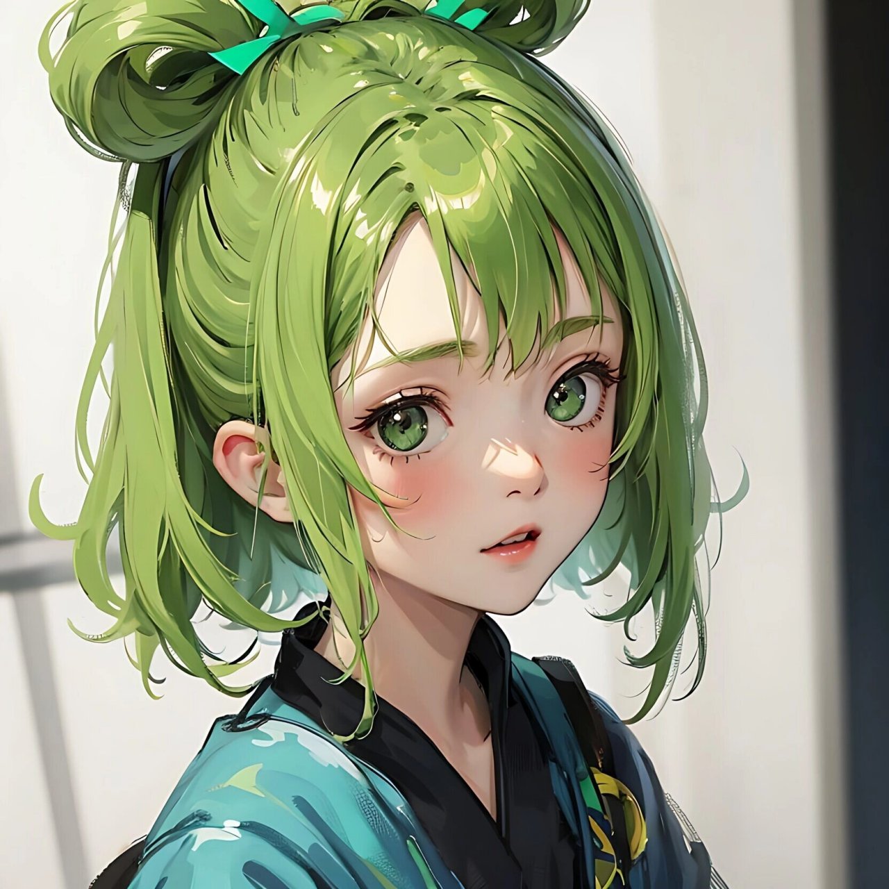 不可错过的绿色系头像98 还有兔兔款哦