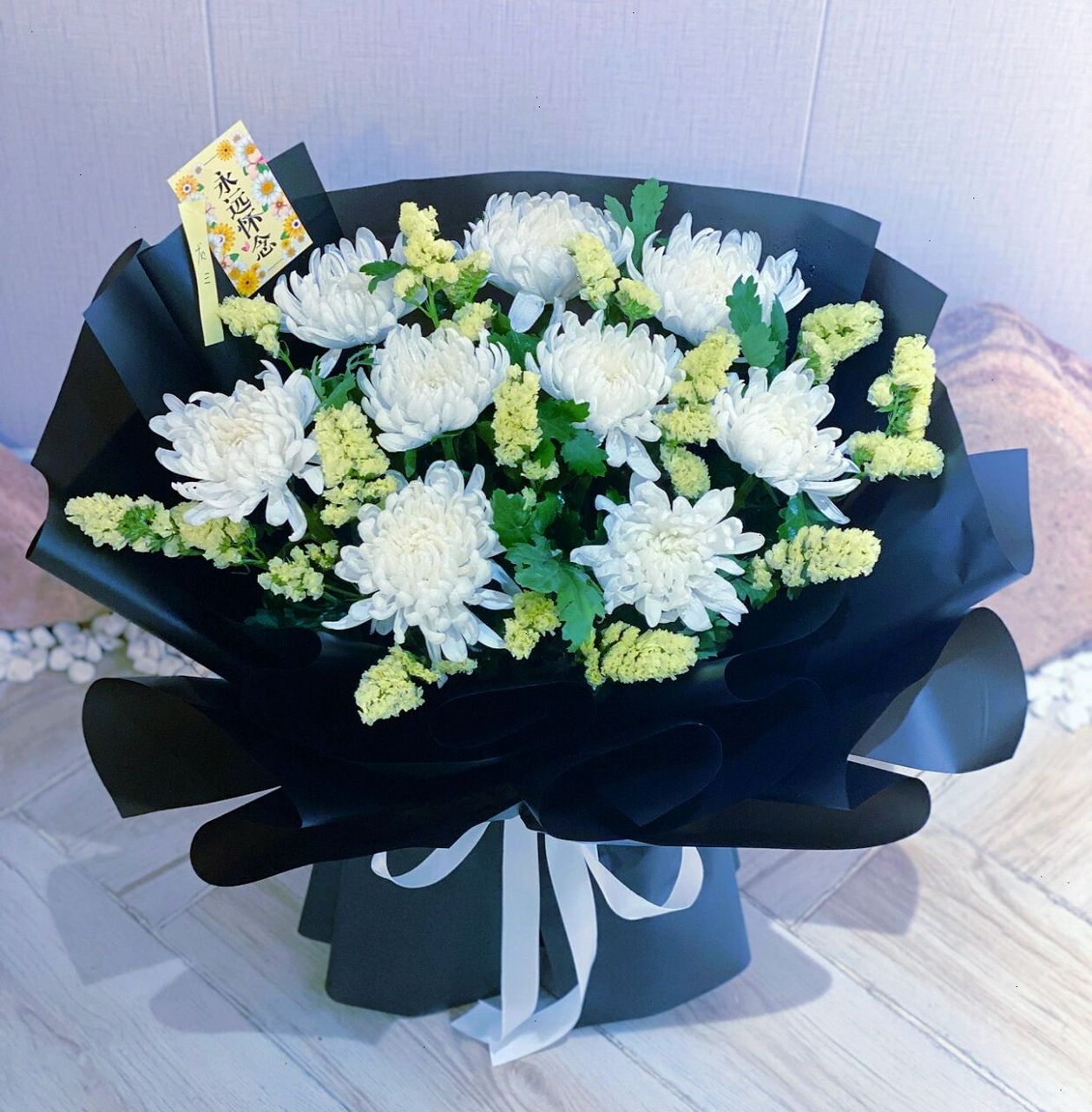 清明节菊花花束图片