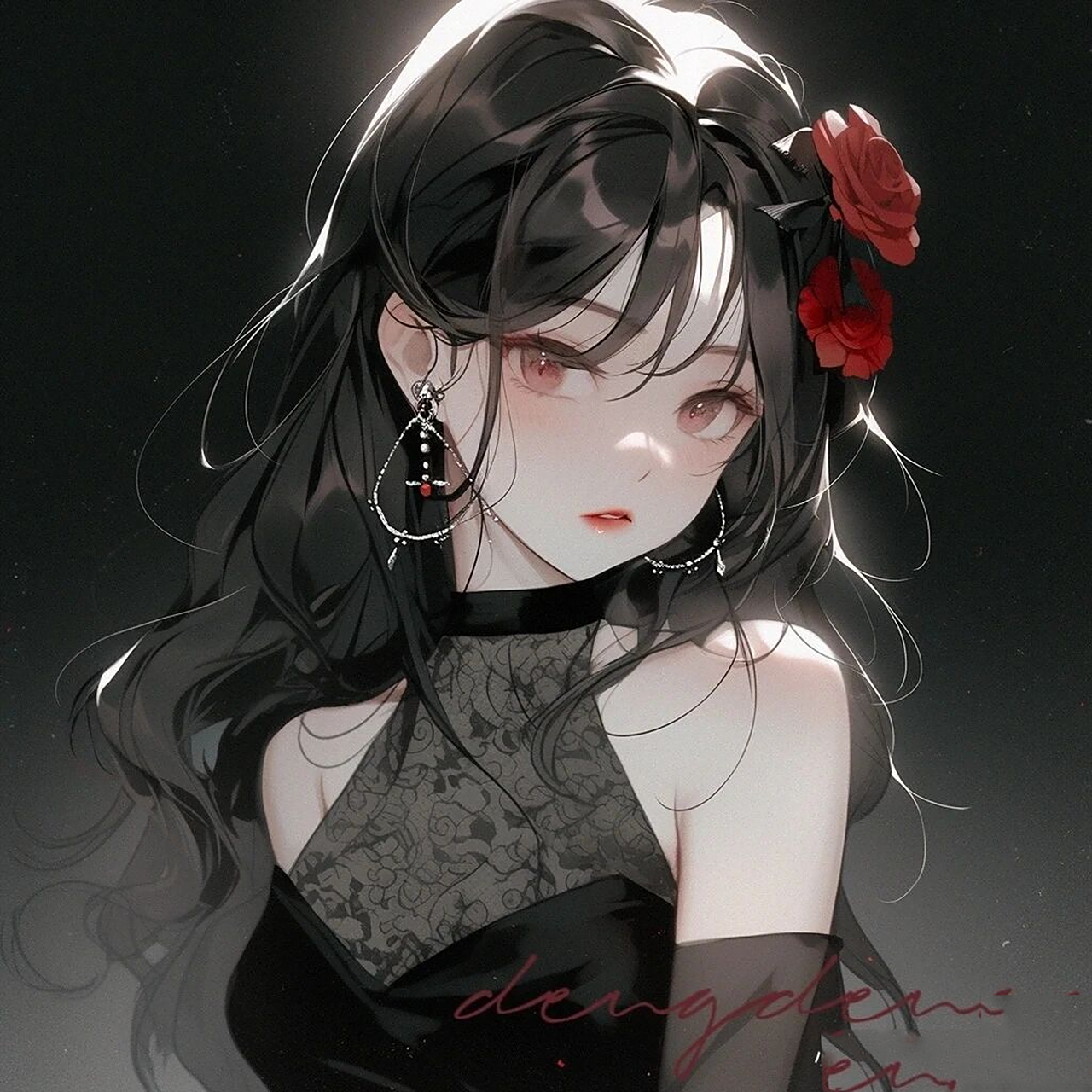 你们都要的玫瑰动漫头像来喽