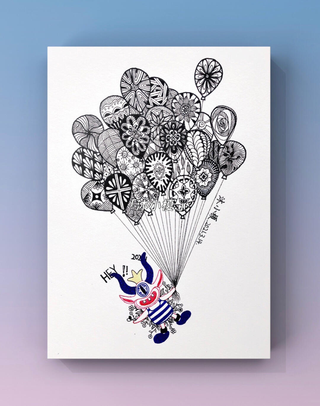 【原创线描装饰画】