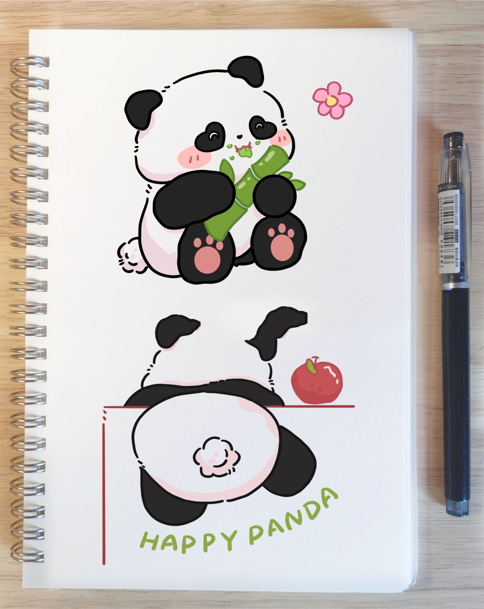 熊猫🐼简笔画小合集