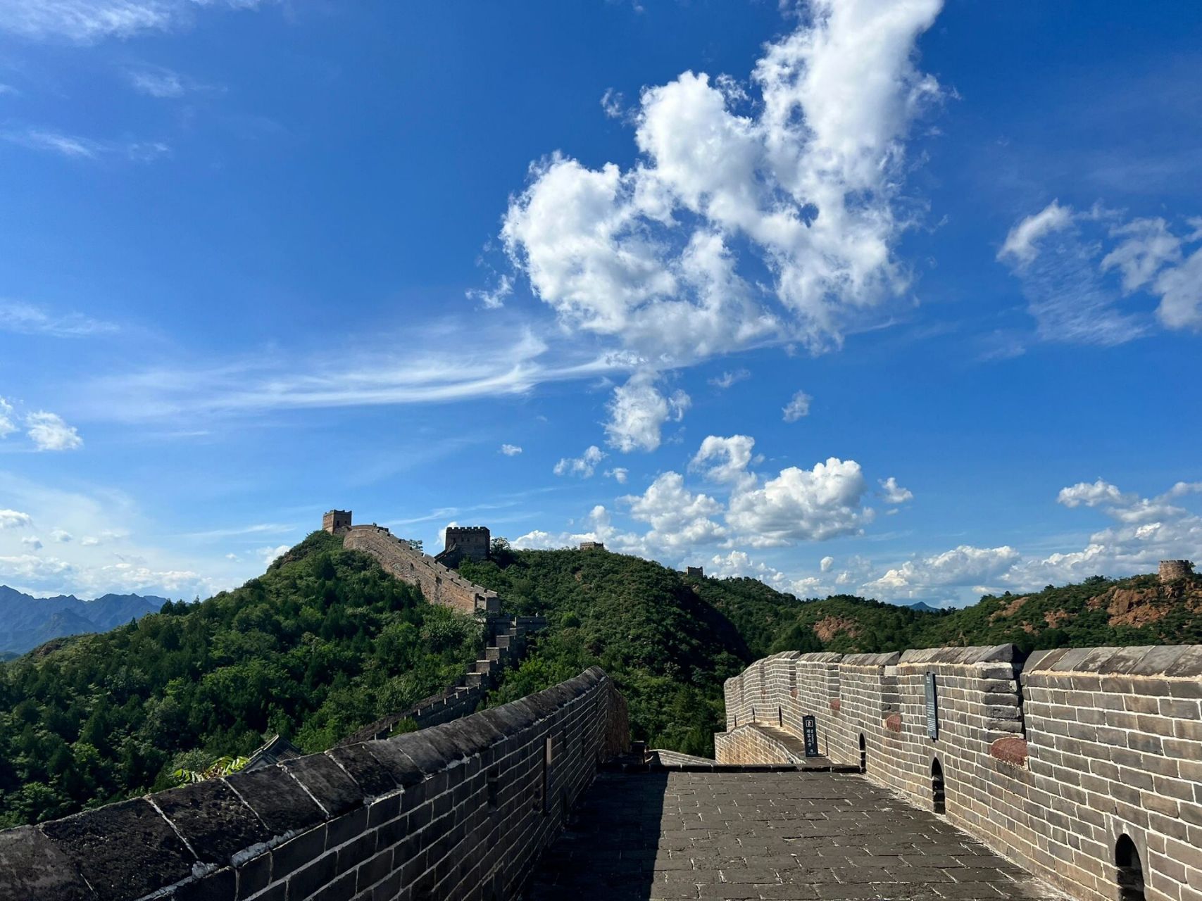 承德风景-金山岭长城 北京方向出发,从密云下高速,走下道去的金山岭