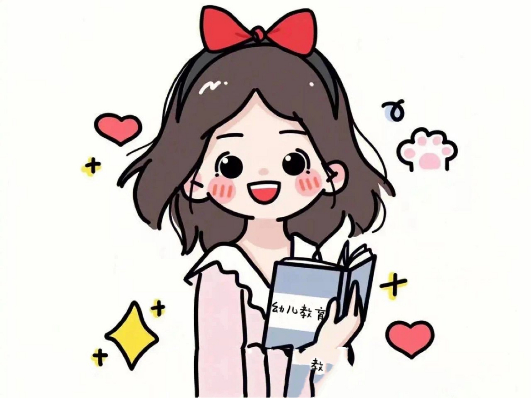 幼儿园老师的专属卡通头像 给自己的工作号安排个不一样的卡通头像