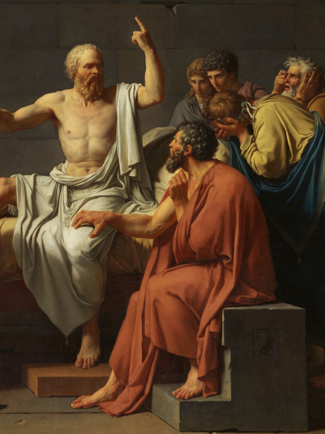 98  名画欣赏《苏格拉底之死》