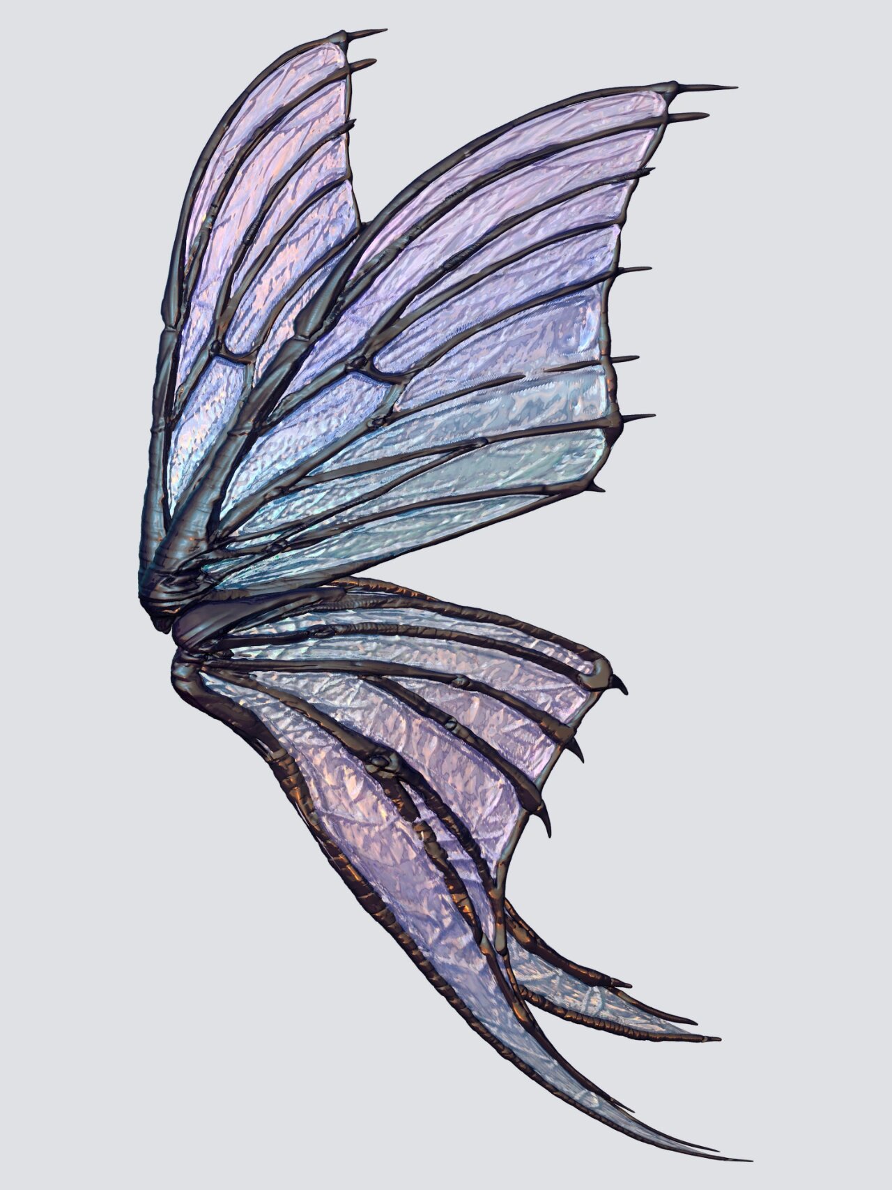 png4k免扣素材|36款暗黑系精灵蝴蝶翅膀