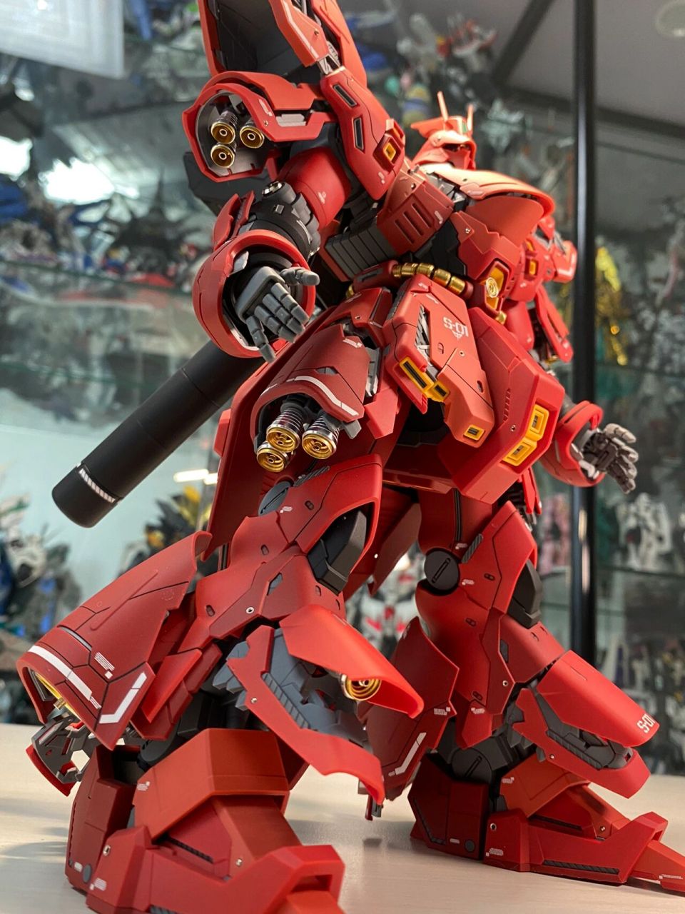 万代 mg卡版沙扎比 代工作品展示分享 素组作业 大量加装金属改件