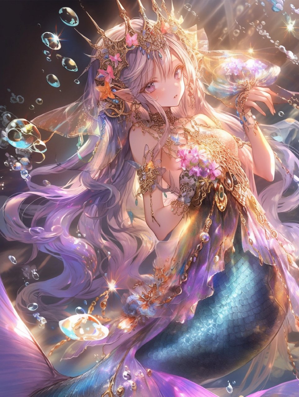 美人鱼公主0669♀15 9图头像壁纸