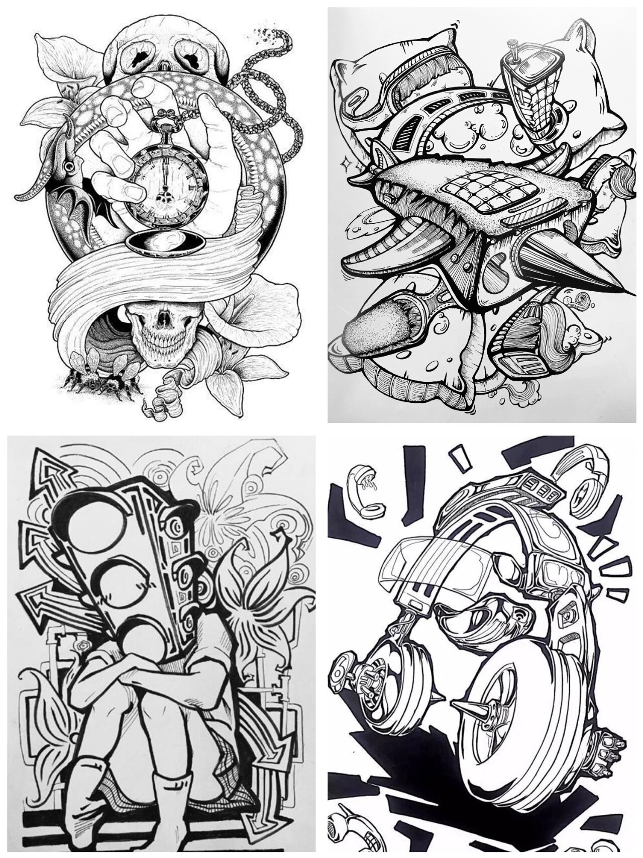 黑白装饰画 | 设计基础