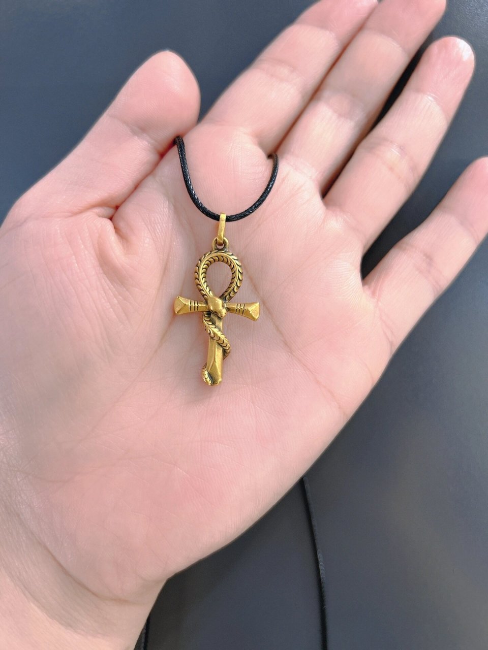 古埃及安卡十字架  安卡十字架7715吊坠 97神缠绕十字架 代表着