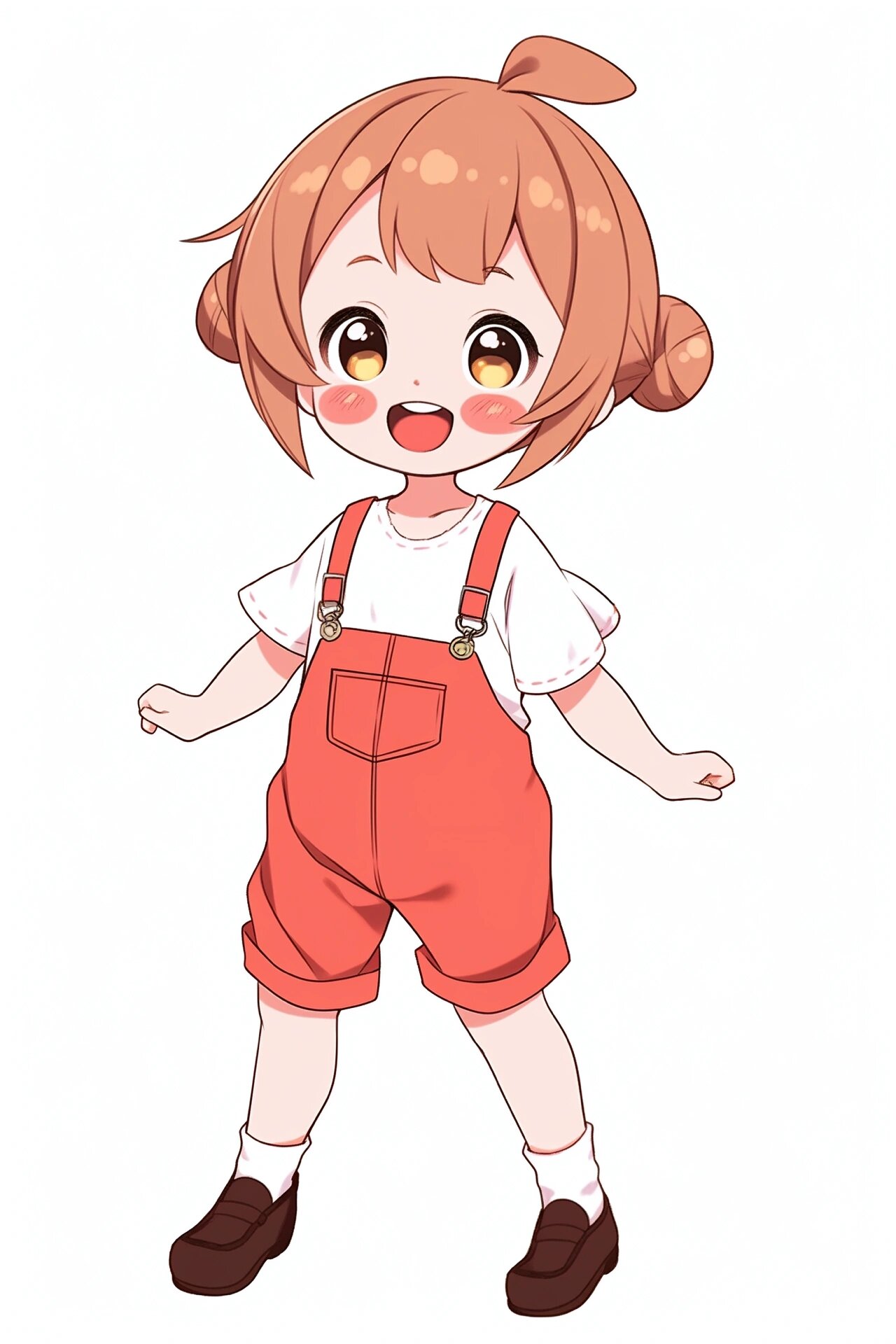 q版 快乐的小女孩