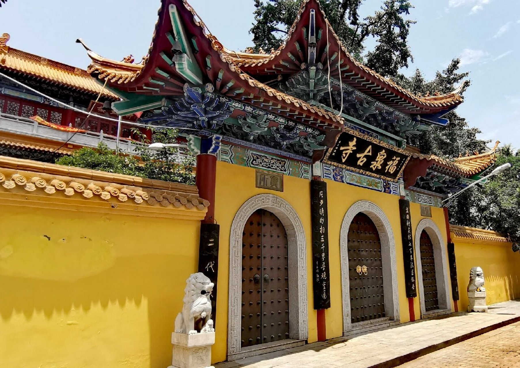 上海惠南镇福泉古寺&清凉庵 惠南小镇的宗教建筑真的很多 最近天太热