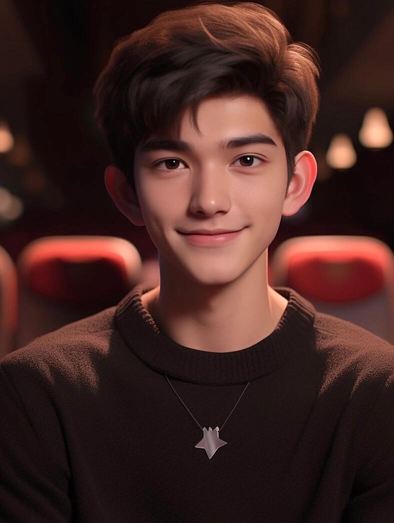 爽朗阳光男生头像